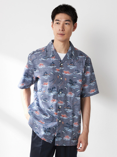 McGREGOR(マックレガー) |リゾート柄シャツ（マリン）