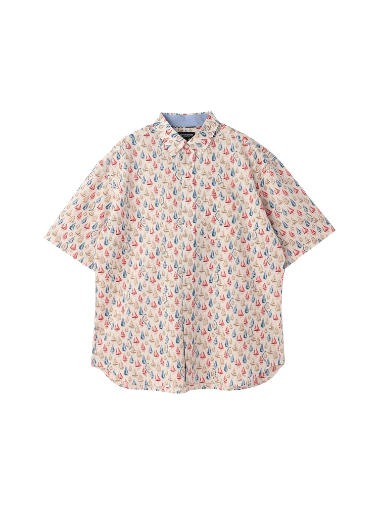 McGREGOR(マックレガー) |リゾート柄シャツ（ヨット）