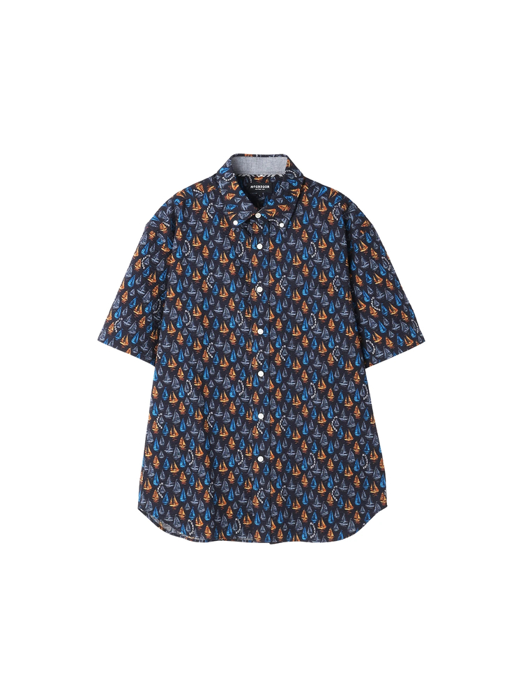 McGREGOR(マックレガー) |リゾート柄シャツ（ヨット）
