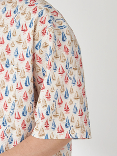 McGREGOR(マックレガー) |リゾート柄シャツ（ヨット）