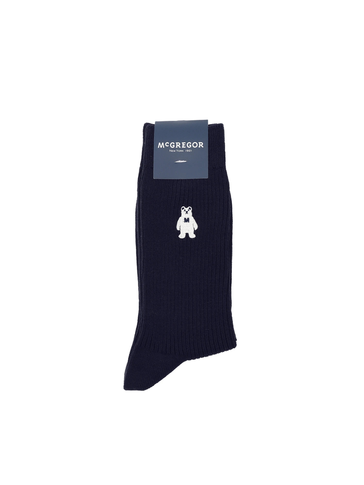 McGREGOR(マックレガー) |マックベア刺繍ソックス