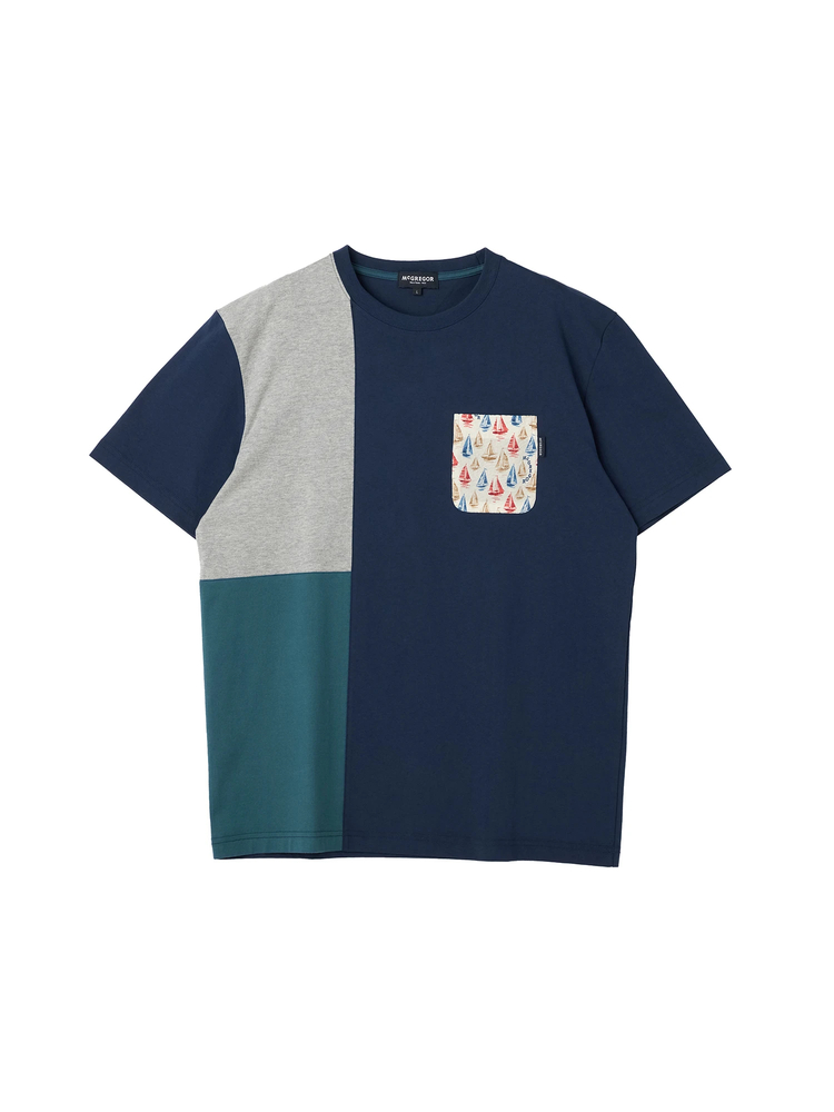 McGREGOR(マックレガー) |リゾートTシャツ（ブロック切替）