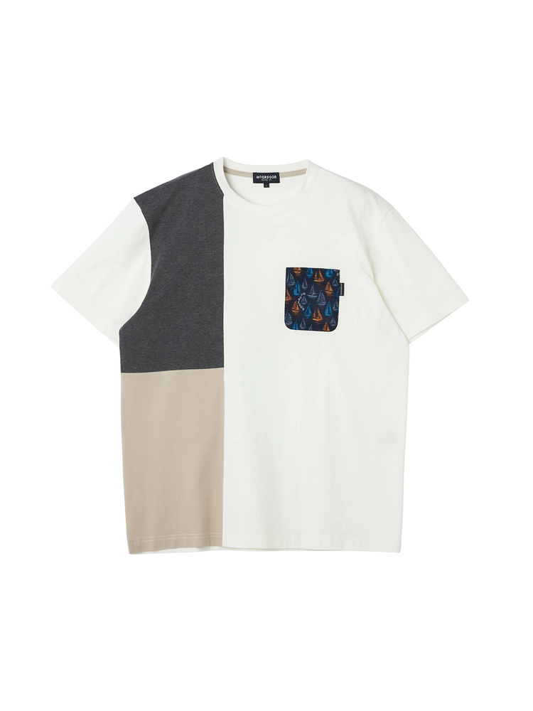 McGREGOR(マックレガー) |リゾートTシャツ（ブロック切替）