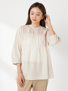 McGREGOR(マックレガー) |シャーリングプルオーバーブラウス