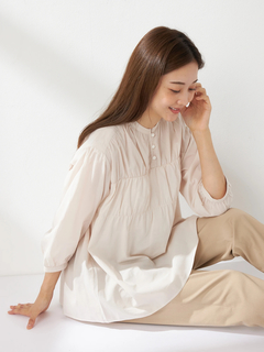 McGREGOR(マックレガー) |シャーリングプルオーバーブラウス