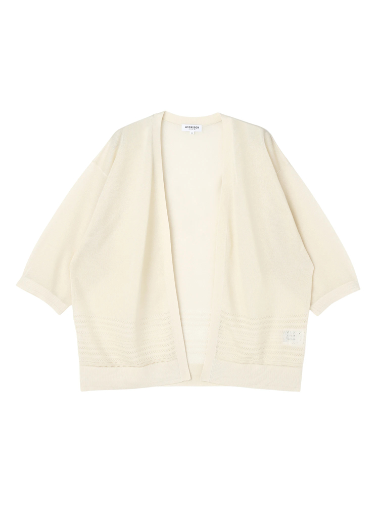 McGREGOR(マックレガー) |透かし編みトッパーカーディガン