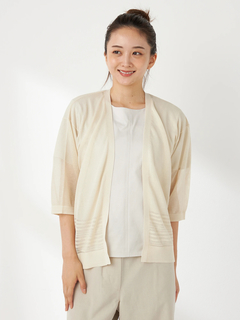 McGREGOR(マックレガー) |透かし編みトッパーカーディガン