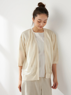 McGREGOR(マックレガー) |透かし編みトッパーカーディガン