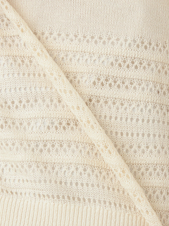 McGREGOR(マックレガー) |透かし編みトッパーカーディガン