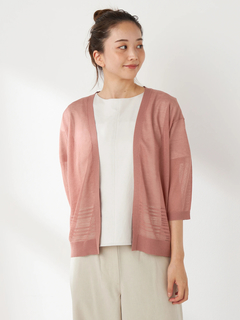 McGREGOR(マックレガー) |透かし編みトッパーカーディガン