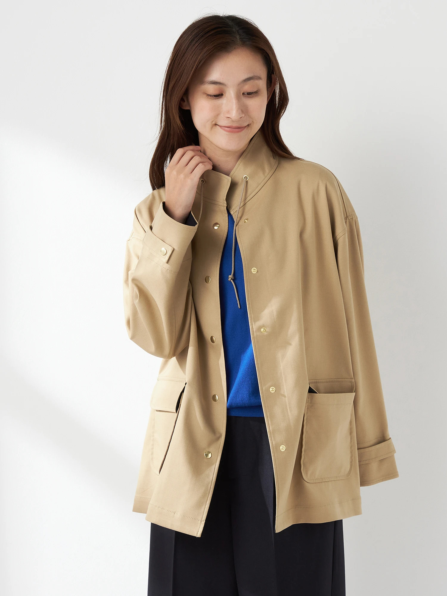 ジャケット・アウター c-boy style Steady Groove (No.82) 6W SOCCER CORDUROY OVERSIZE NOTCHED LAPEL JACKET(M Black): S'YTE