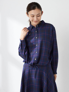 McGREGOR(マックレガー) |ＴＲチェックブラウス