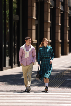 McGREGOR(マックレガー) |ＴＲチェックブラウス