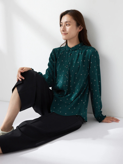 McGREGOR(マックレガー) |つぼみプリントブラウス