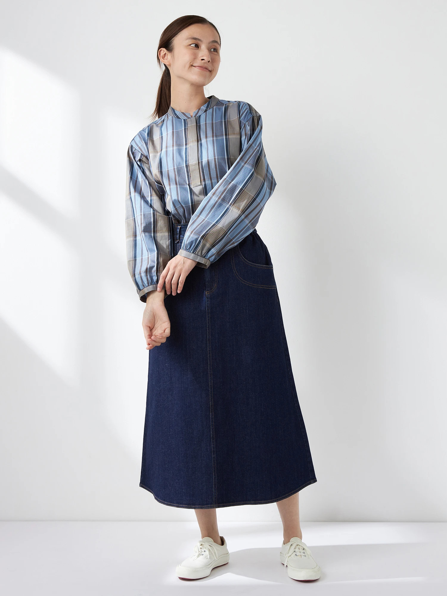 McGREGOR（マックレガー）｜スカート｜5ポケットチノ・デニムスカート