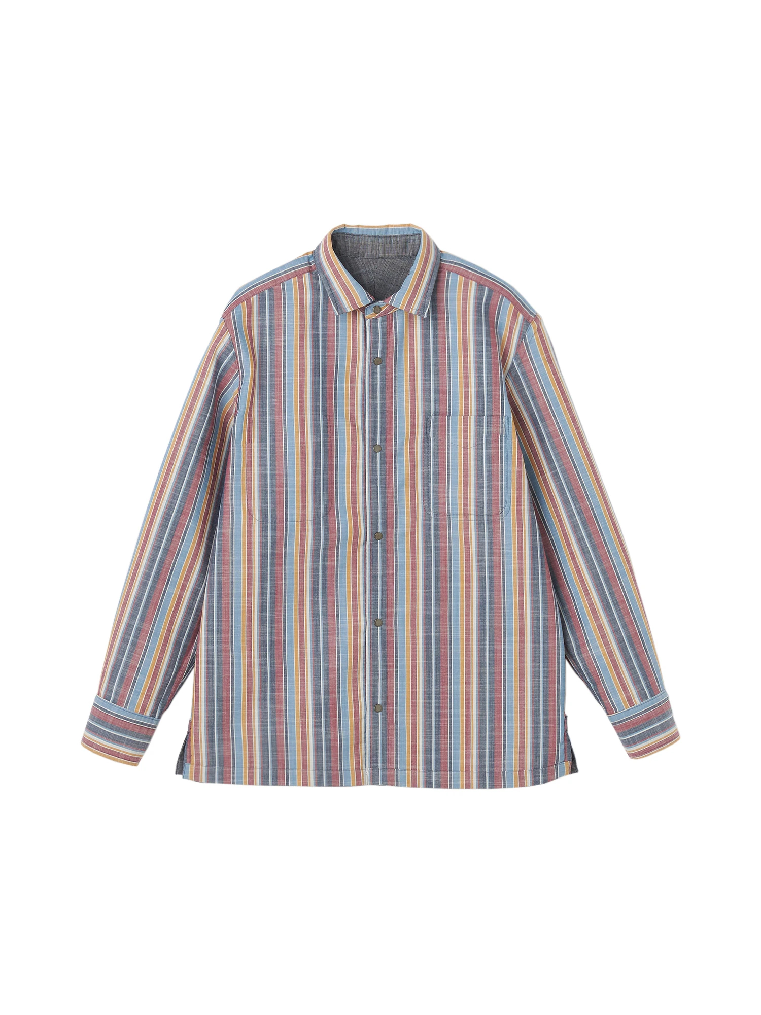 Rags McGREGOR グラデーションデニムシャツ 長袖 Rags McGREGOR グラデーションデニムシャツ 長袖