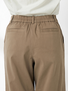 McGREGOR(マックレガー) |綿レーヨンサテン起毛セミワイドパンツ