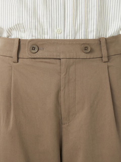 McGREGOR(マックレガー) |綿レーヨンサテン起毛セミワイドパンツ