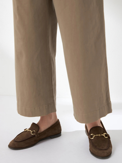 McGREGOR(マックレガー) |綿レーヨンサテン起毛セミワイドパンツ