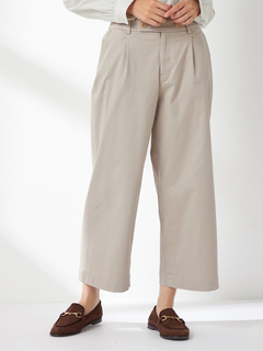 McGREGOR(マックレガー) |綿レーヨンサテン起毛セミワイドパンツ