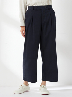 McGREGOR(マックレガー) |綿レーヨンサテン起毛セミワイドパンツ