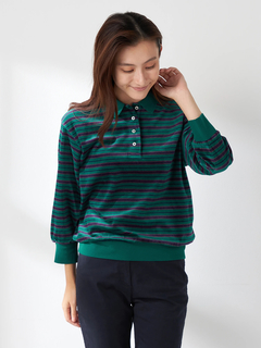 McGREGOR(マックレガー) |ベロアボーダーポロ