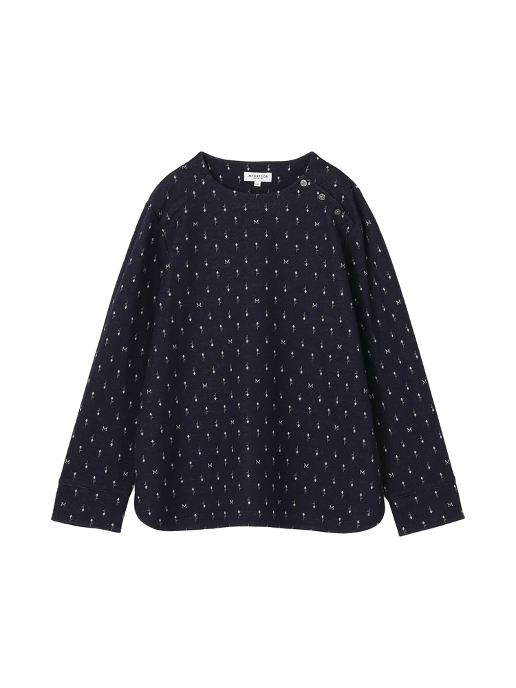 McGREGOR(マックレガー) |つぼみ柄ジャガードカットソー