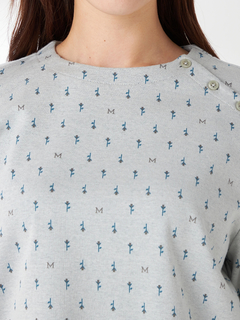 McGREGOR(マックレガー) |つぼみ柄ジャガードカットソー