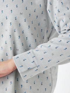 McGREGOR(マックレガー) |つぼみ柄ジャガードカットソー