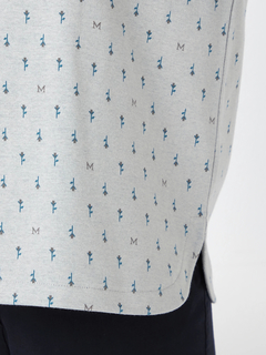 McGREGOR(マックレガー) |つぼみ柄ジャガードカットソー