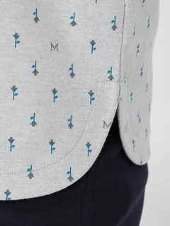 McGREGOR(マックレガー) |つぼみ柄ジャガードカットソー