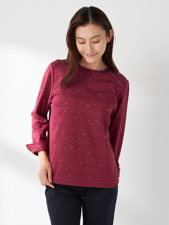 McGREGOR(マックレガー) |つぼみ柄ジャガードカットソー