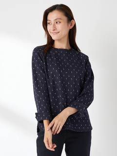 McGREGOR(マックレガー) |つぼみ柄ジャガードカットソー