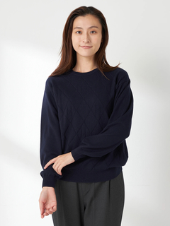 McGREGOR(マックレガー) |ダイヤ柄ニット