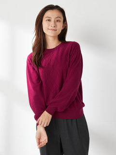 McGREGOR(マックレガー) |ダイヤ柄ニット