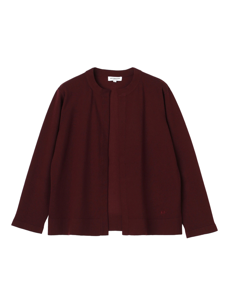 McGREGOR(マックレガー) |釦レスニットカーディガン