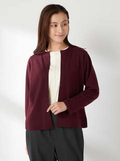 McGREGOR(マックレガー) |釦レスニットカーディガン