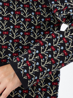 McGREGOR(マックレガー) |小花柄ジャガードカーディガン