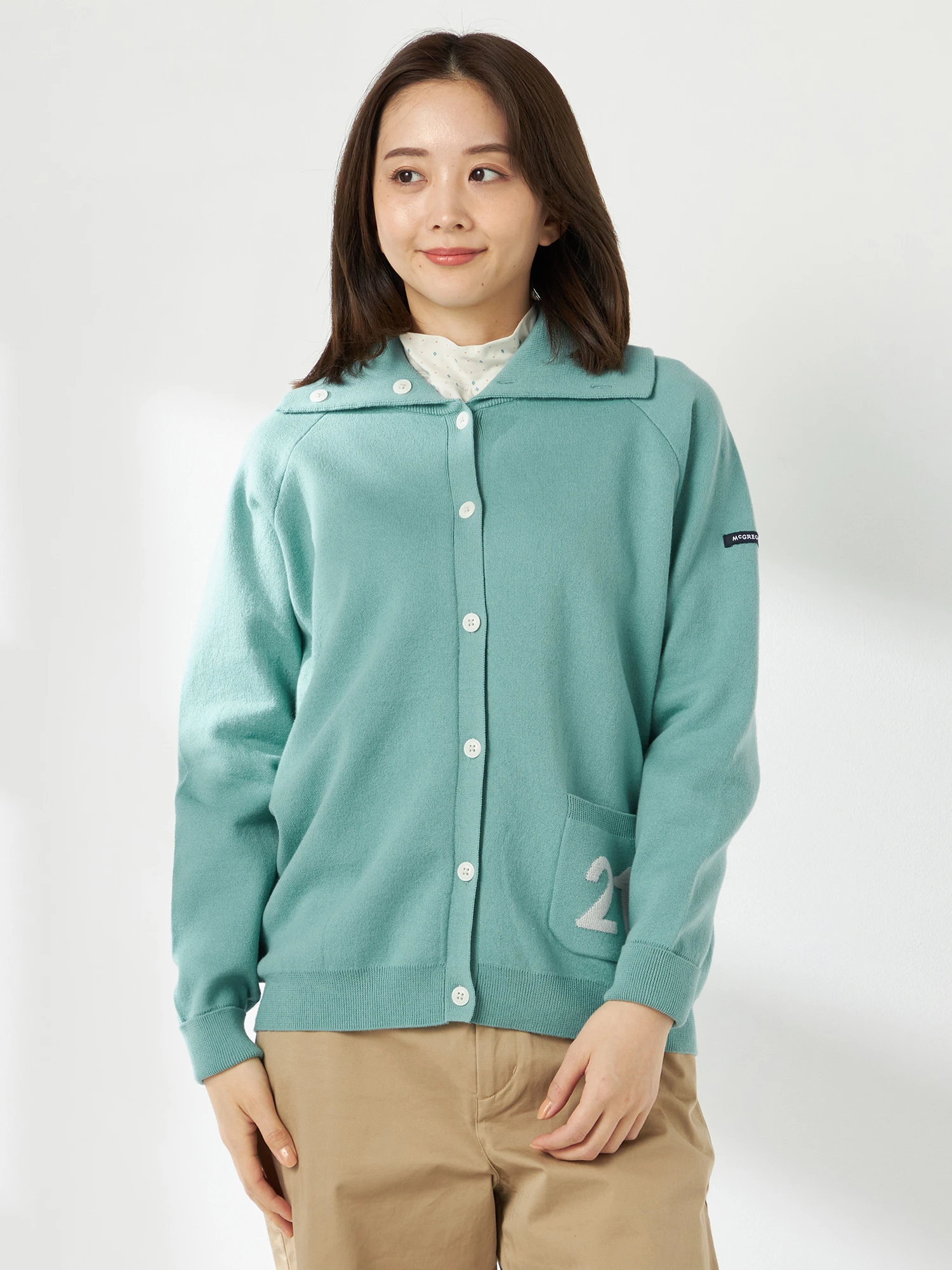 McGREGOR（マックレガー）｜カーディガン｜レタードポケット