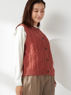 McGREGOR(マックレガー) |前あきケーブルベスト