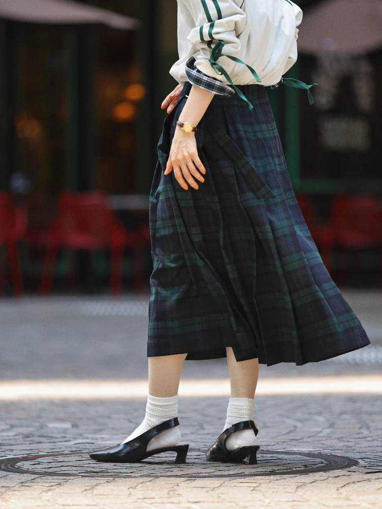 McGREGOR(マックレガー) |【EDIT-B】プリーツスカート