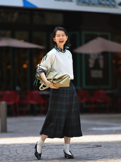 McGREGOR(マックレガー) |【EDIT-B】プリーツスカート