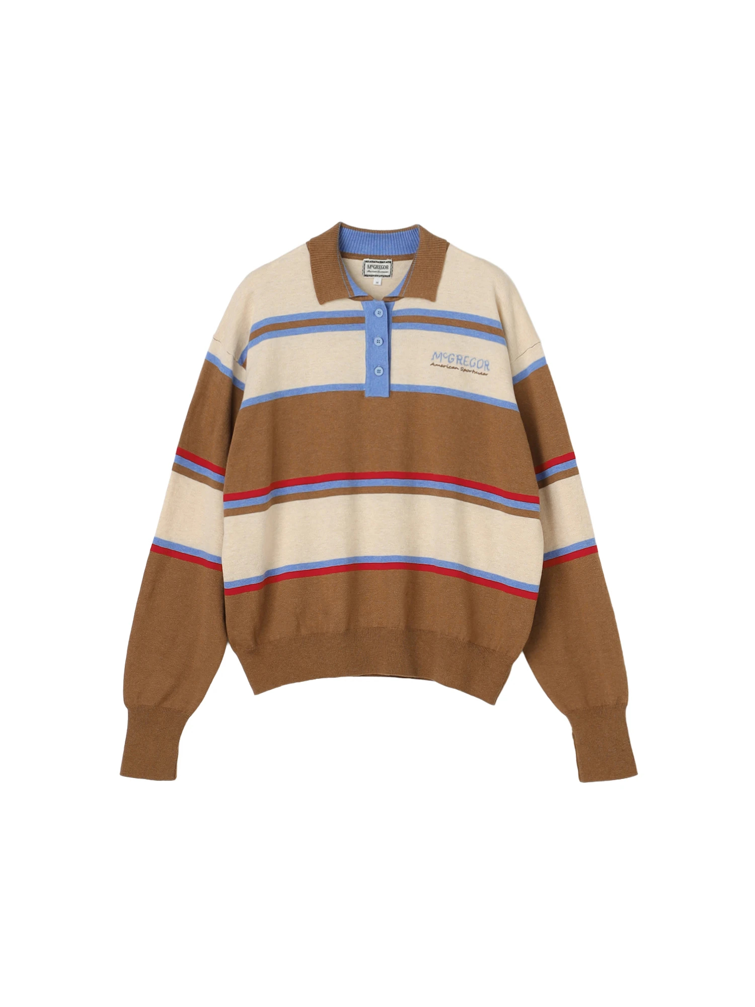 McGREGOR（マックレガー）｜ニット/セーター｜【EDIT-B】ボーダーポロ