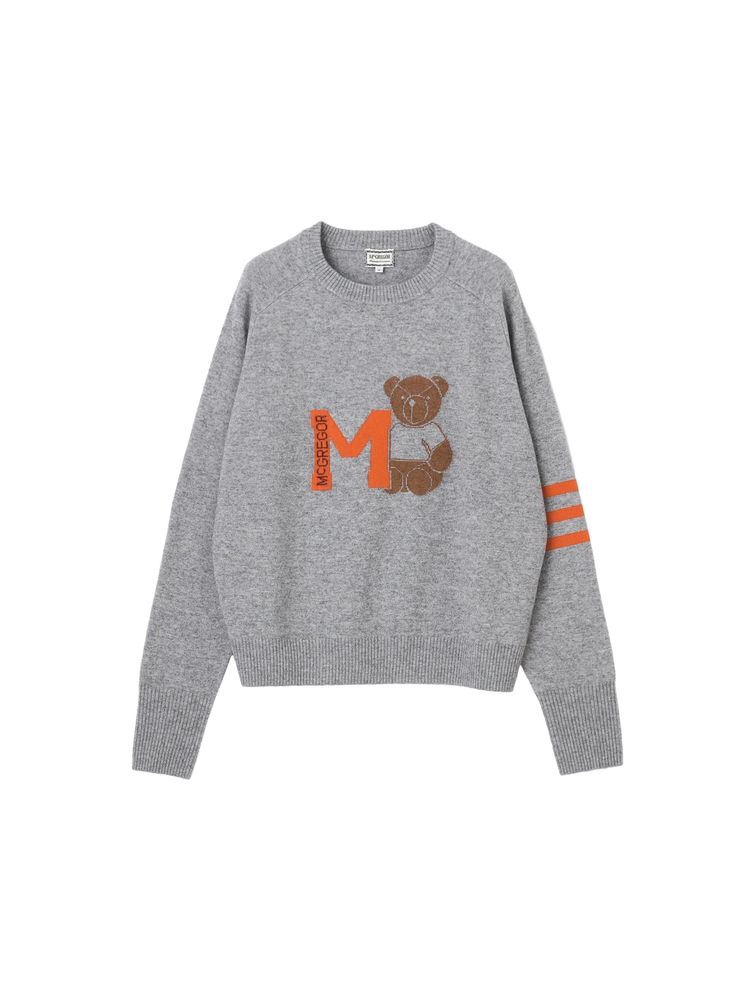 McGREGOR(マックレガー) |【EDIT-B】インターシャ編みベアプルオーバー