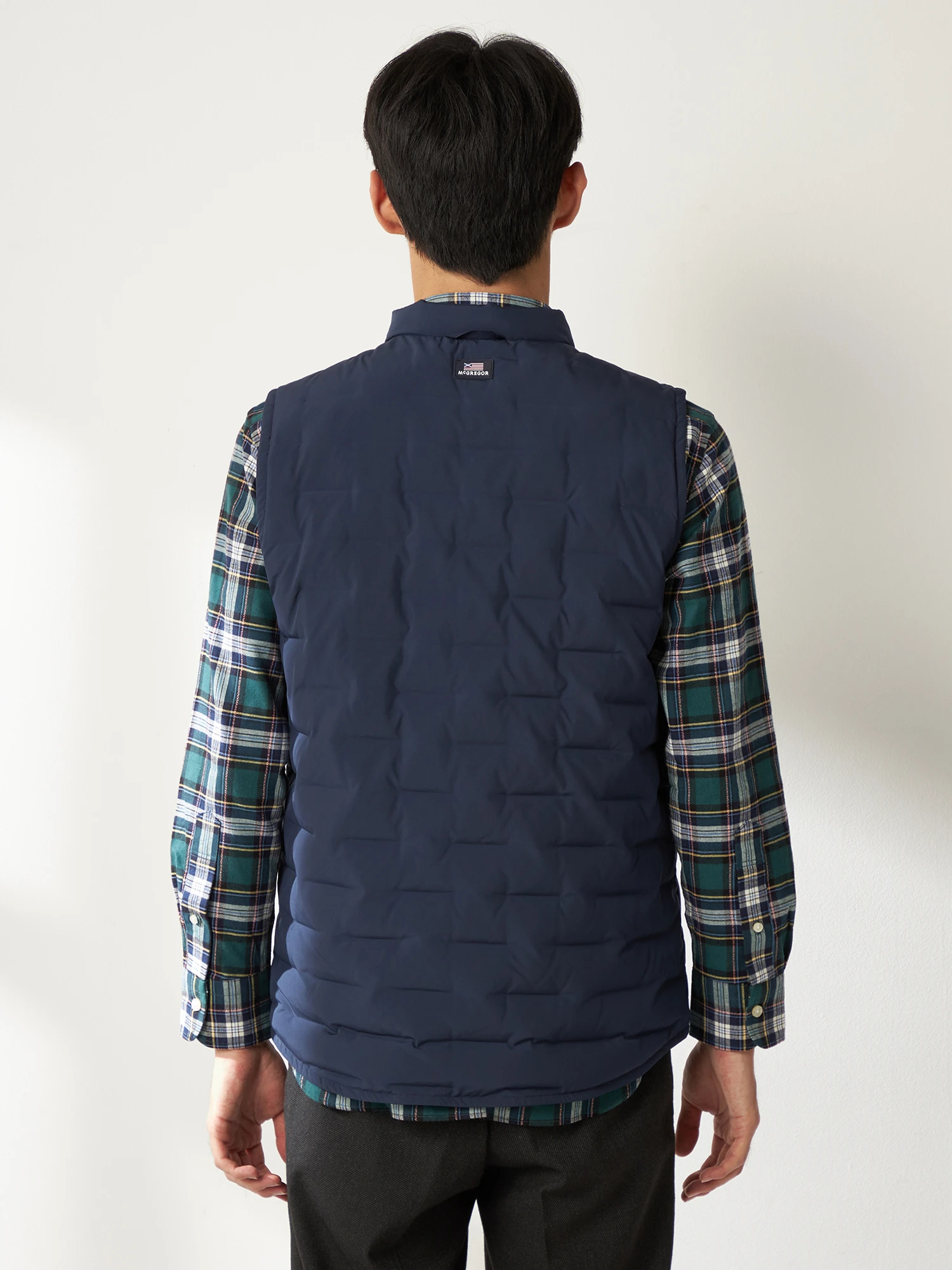 McGREGORマックレガー ロッキーマウンテン型 ダウンベスト　マクレガー ブロックステッチレスダウンベスト - McGREGOR | マックレガー公式サイト