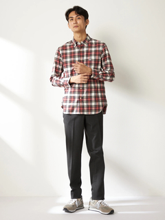 McGREGOR(マックレガー) |微起毛杢チェックシャツ