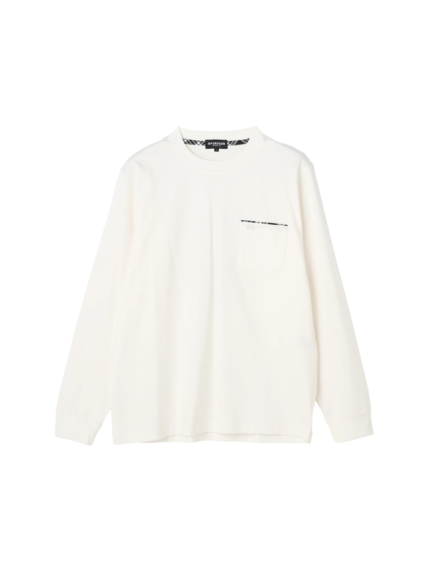 その他ブランド / 長袖シャツ/15.5/コットン/WHT McGREGOR（マックレガー）｜カットソー(長袖・七分袖）｜デザインロンT