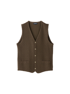 Bryceland's ニットベスト キャメル 38 Green Parks｜フリンジニットベスト | Rakuten Fashion(楽天