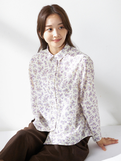 McGREGOR(マックレガー) |花柄プリントブラウス