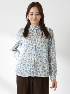 McGREGOR(マックレガー) |花柄プリントブラウス